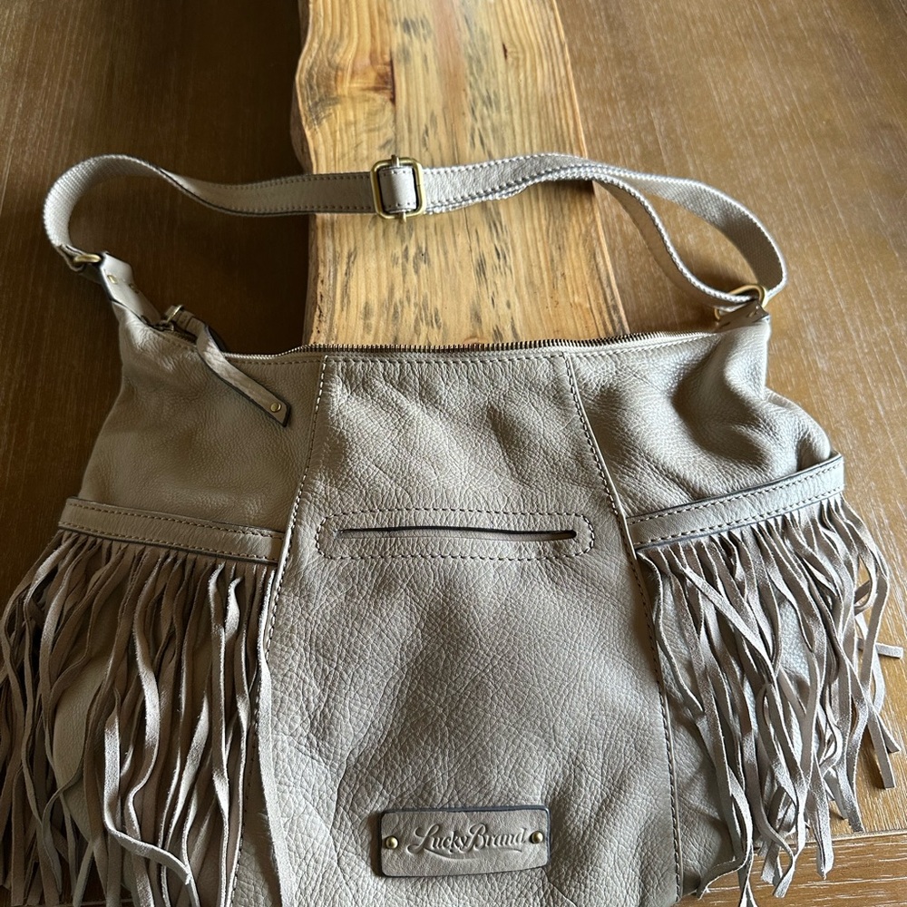 Lucky Brand Fringe Crossbody Bag - Picture 2 of 6